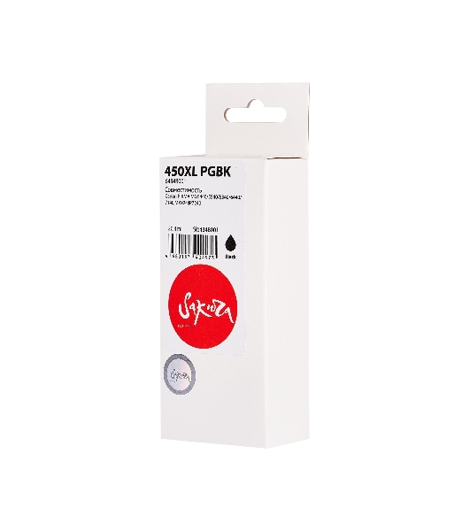 Картридж струйный Sakura 6434B001 (450XL PG Black) для Canon, черный, 20,4 мл., 500 к.