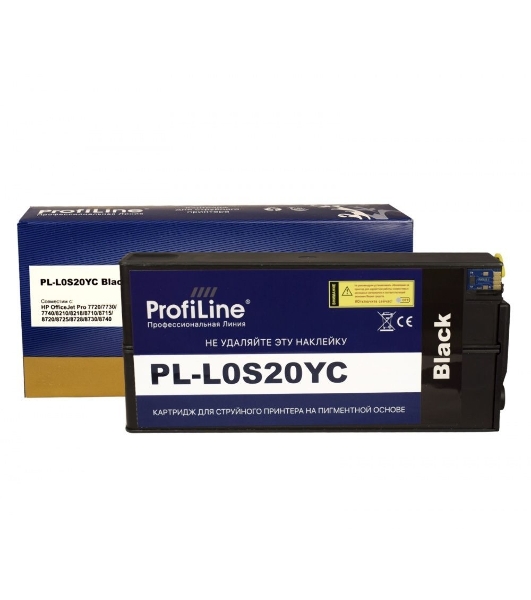 Картридж струйный ProfiLine PL-L0S20YC (№976Y) для принтеров HP PageWide-Pro 552/577/P55250/P57750 с чернилами Black