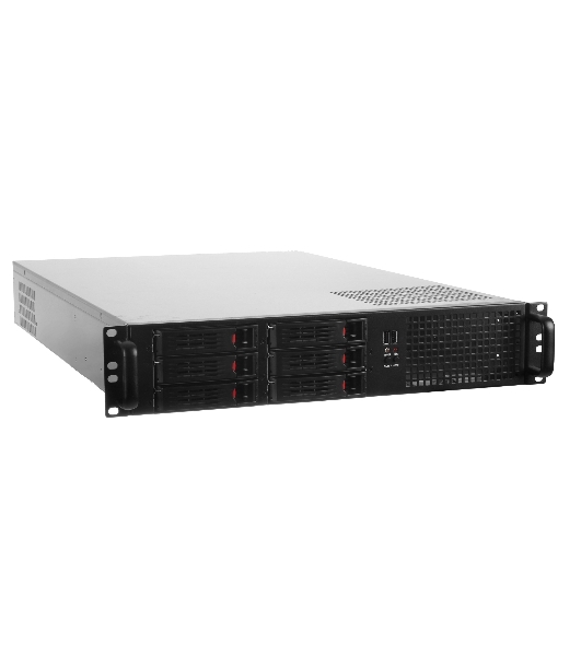 Серверный корпус ExeGate Pro 2U660-HS06 (RM 19', высота 2U, глубина 660, БП 700ADS, 6xHotSwap, USB)