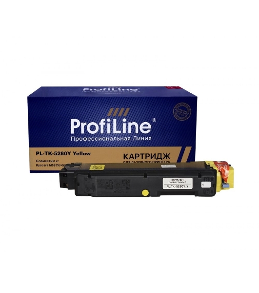 Картридж ProfiLine PL-TK-5280Y для принтеров Kyocera M6235cidn/M6635cidn/P6235cdn Yellow 11000 копий