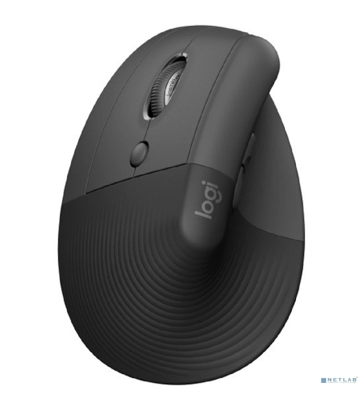 Мышь беспроводная Logitech Lift графитовый, 4000 dpi, радиоканал, Bluetooth, USB, кнопки - 6
