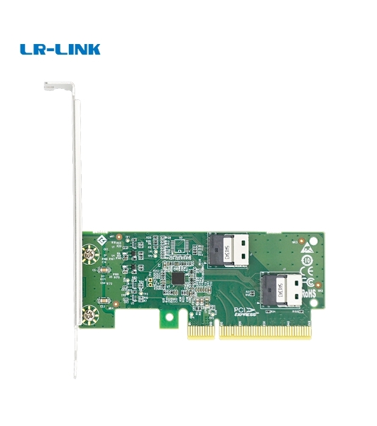 Адаптер для SSD PCIe x8 to Two SlimSAS SFF-8654 4i Adapter