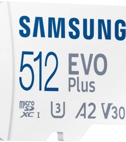 Флеш карта microSDXC 512Gb Samsung MB-MC512SA/EU EVO Plus + adapter