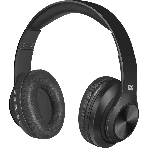 Беспроводные/проводные наушники Defender FreeMotion B552 черный, накладные, Bluetooth + проводной, складная конструкция, до 5 ч, фото 1