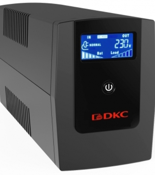 Источник бесперебойного питания ИБП Info LCD 800В.А IEC C13 (3) USB + RJ45 DKC INFOLCD800I