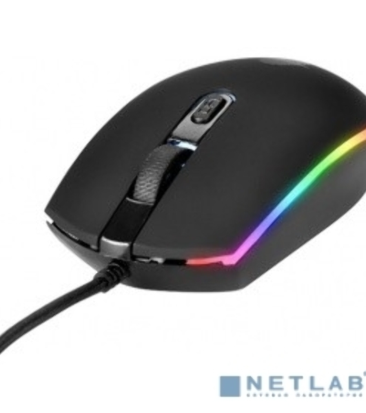 Мышь проводная Qumo Pretender M53 черный, 3200 dpi, USB, кнопки - 4