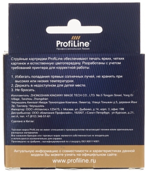 Картридж струйный ProfiLine PL-C8765HE №131 для принтеров HP Deskjet 6210/6843/6543/6523/5743/Officejet 7413/7313/7213/HP Photosmart PS2613/2713/8153/8453 принтеры 'все в одном' HP PSC 2353 Black пигмент