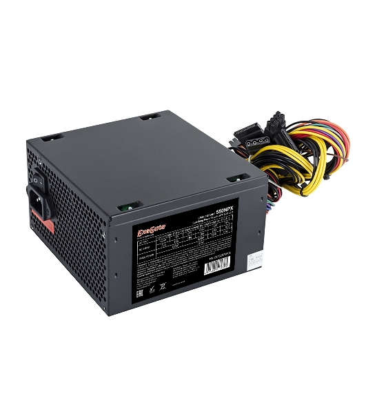Блок питания ExeGate 550NPX (EX282071RUS-PC), 550Вт, 120мм, черный