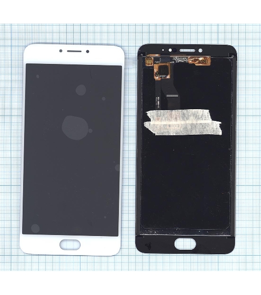 Дисплей для Meizu M3 Note M681H белый