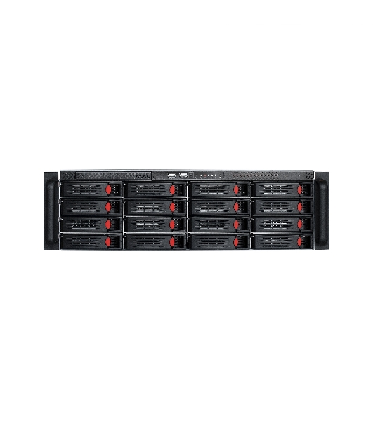 Серверный корпус ExeGate Pro 3U660-HS16 (RM 19', высота 3U, глубина 660, БП 2U-1080ADS,16xHotSwap, USB)
