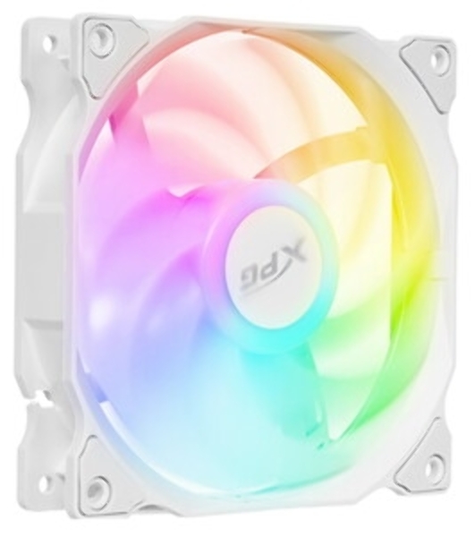Вентилятор для корпуса ADATA XPG VENTO R 120 ARGb PWM белый, 120 мм, 1600 об/мин, 32 дБ, 4 pin