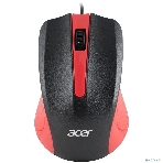 Мышь проводная Acer OMW012 черный/красный, 1200 dpi, USB, кнопки - 3, фото24