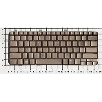Клавиатура для ноутбука HP Pavilion DV3-1000 DV3z-1000 бронза с подсветкой, фото2