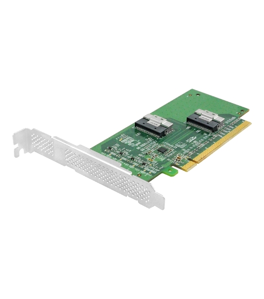 Адаптер для SSD PCIe x16 to Two SlimSAS SFF-8654 8i Adapter