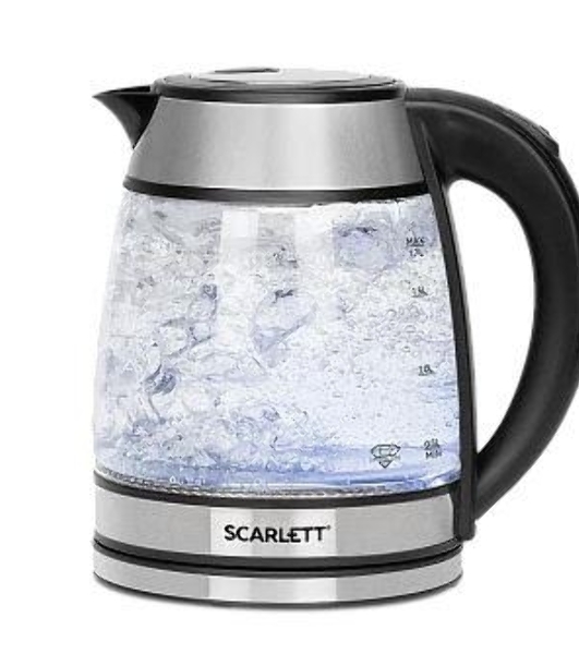 Чайник электрический Scarlett SC-EK27G54 серебристый