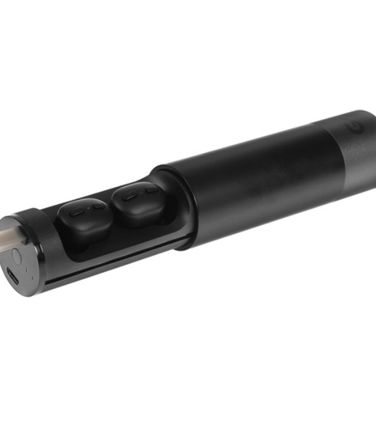 Наушники TWS GEOZON Track черный, внутриканальные, Bluetooth, до 4 ч