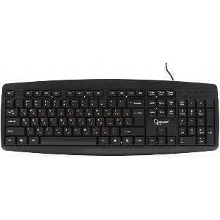 Клавиатура проводная Gembird KB-8351U-BL, USB, черный