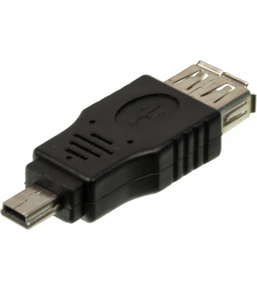 Переходник USB2.0 Ningbo mini USB (m)/USB A (f)