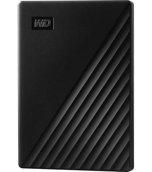 Внешний HDD 2.5' Western Digital My Passport, 2TB, USB 3.2 Gen 1 Type-A, 5400 rpm, черный