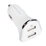Автомобильная зарядка (от прикуривателя) 2USB 2.4A для Apple 8-pin More choice AC22i, белый, фото2