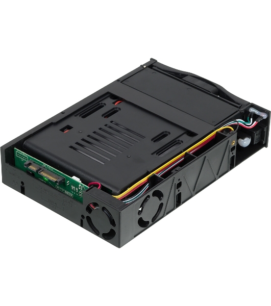 Сменный бокс для HDD AgeStar SR3P-SW-2F SATA пластик черный 3.5'