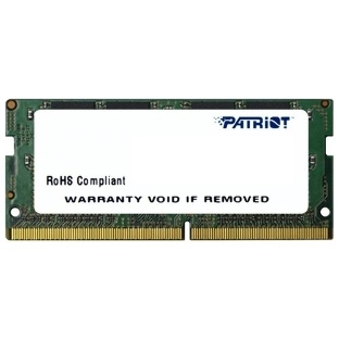 Оперативная память Patriot, DDR4, 8GB (1x8 GB), 2400 MHz, CL17, SO-DIMM