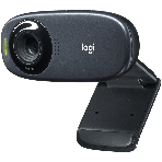 Веб-камера Logitech C310 HD 1280x720, 30 кадр/с, USB Type-A, микрофон (шумоподавление), автоосвещение, универсальное крепление, фото24
