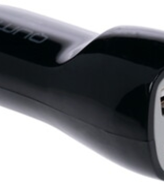 Автомобильное зарядное устройство QUMO 3A, 2 USB, 1A+2A черный