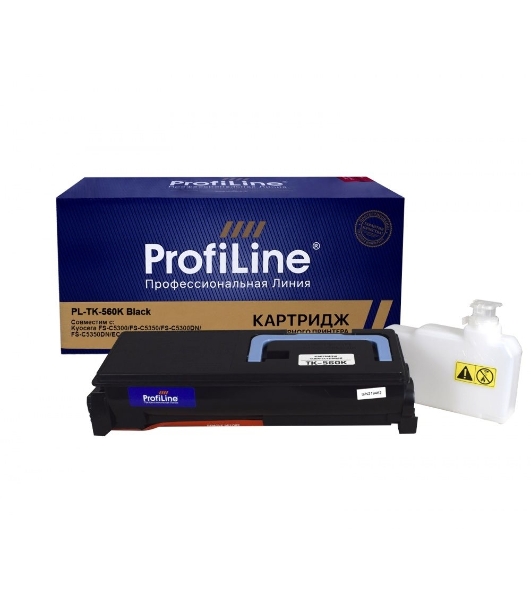 Картридж лазерный ProfiLine PL-TK-560K для принтера Kyocera FS-C 5300DN/5350DN/ECOSYS P6030cdn 12000 копий черныйProfiLine