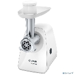 Мясорубка электрическая Bosch MFW2520W белый, 1500 Вт, 1.7 кг/мин, насадки - 4, фото15