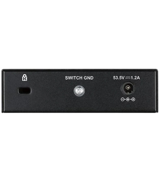 Коммутатор D-Link DGS-1005P/B3A, 5×1 Гбит/с, неуправляемый