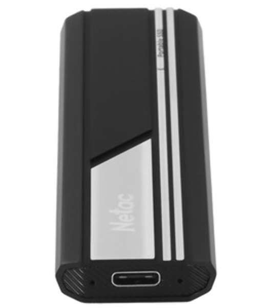 Внешний SSD Netac ZX10, 2TB, USB 3.2 Gen 2 Type-C, R/W 1050/1050, черный