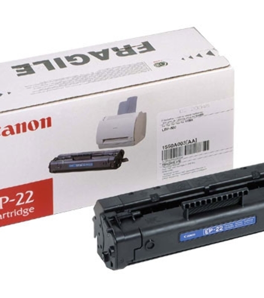 Картридж лазерный Canon EP-22 (1550A003, аналог HP C4092A) черный (2500 стр) для LBP 800/810/1120, HP LJ 1100/1100A/X, LJ 3200