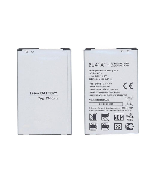 Аккумуляторная батарея BL-41A1H для LG Optimus F60 2100mAh 3,8V