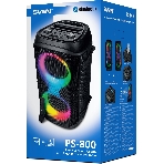 Колонка портативная SVEN PS-800 черный 100W 2.0 BT 10м 4400mAh, фото30