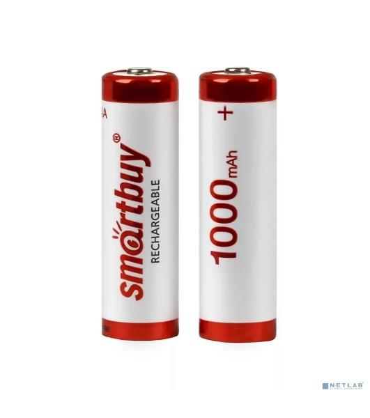 Аккумулятор Smartbuy AA/2BL 1000 mAh (24/240) (SBBR-2A02BL1000) (2шт. в уп-ке)