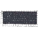 Клавиатура для ноутбука Lenovo IdeaPad Y480 черная с подсветкой, фото 1
