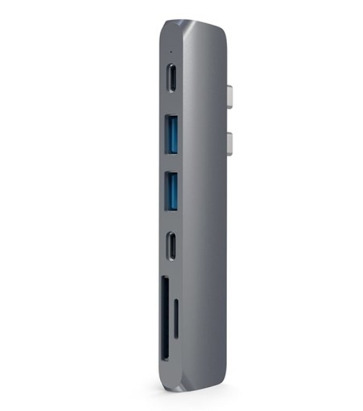 Док-станция Satechi ST-CMBPM, USB Type-C, HDMI/Thunderbolt 3/USB Type-C/SD/microSD/USB 3.0, USB