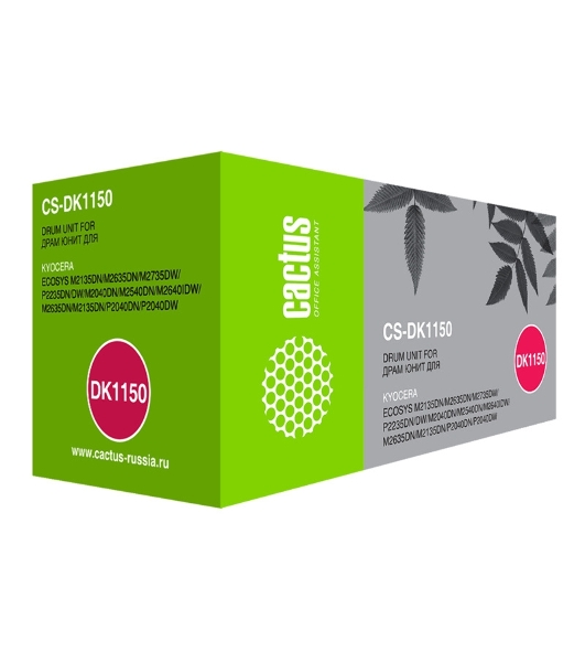 Блок фотобарабана Cactus CS-DK1150 ч/б:100000 стр. для Kyocera Mita M2040dn/M2135dn/M2540dn Kyocera