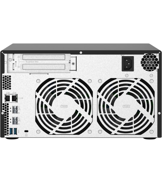 Сетевое хранилище без дисков SMB QNAP TS-832PX-4G 8-Bay NAS, AL324 64-bit quad-core 1.7GHz, 4Gb DDR4 SO-DIMM RAM (up to 1x16 Gb), 8 x 3.5'/2.5' drive slots, 2 x 10GbE SFP+ LAN, 2 x 2.5 GbE LAN, 3 x USB 3.2, PCIe slotGen.2 x 2, 3xUSB 3.2