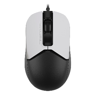 Мышь проводная A4Tech Fstyler FM12S белый/черный, 1200 dpi, USB, кнопки - 3