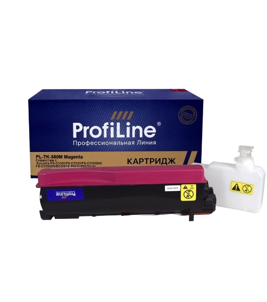 Тонер-кит PL-TK-560M для принтера Kyocera FS-C 5300DN/5350DN/ECOSYS P6030cdn 12000 копий Magenta ProfiLine