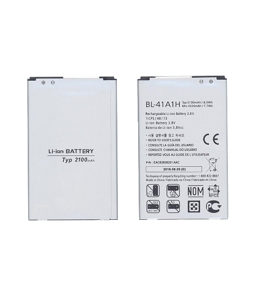 Аккумуляторная батарея BL-41A1H для LG Optimus F60 2100mAh 3,8V