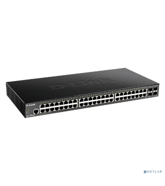 Коммутатор D-Link DGS-1250-52X/A1A, 48×1 Гбит/с + 4×10 Гбит/с SFP+, управляемый