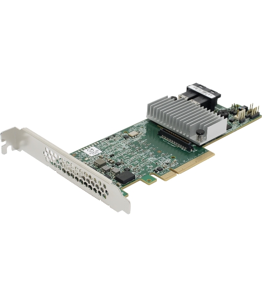 Контроллер MegaRAID SAS 9361-8i SGL (8-Port Int, 12Gb/s SATA+SAS, PCIe 3.0, 1Gb DDRIII, MegaRAID SAS 9361-8i, Quick Installation Guide, LP Bracket)