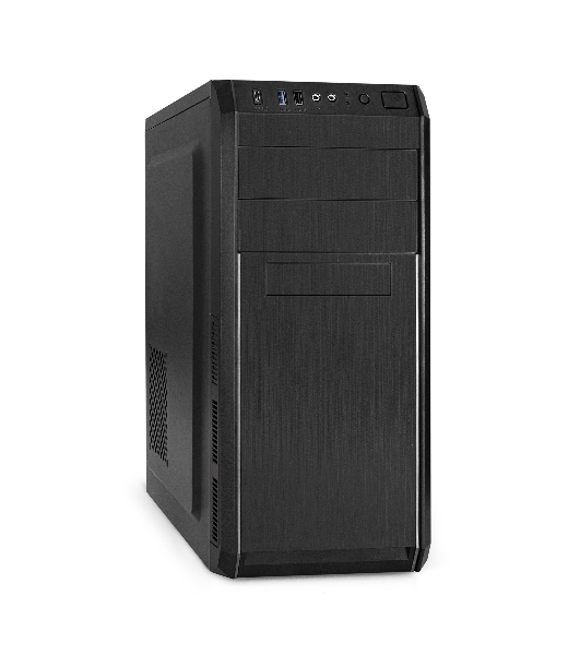 Компьютерный корпус Miditower ExeGate XP-334UC-UNS400 (ATX, БП UNS400 с вент. 12см, 1хUSB/1хUSB 3.0/1хTypeC, аудио, черный)