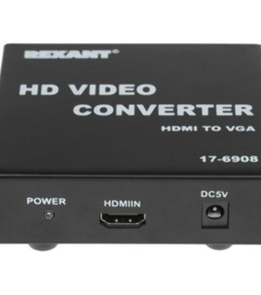 Переходник Rexant 17-6934 HDMI - VGA, 3. 5 mm аудио с питанием