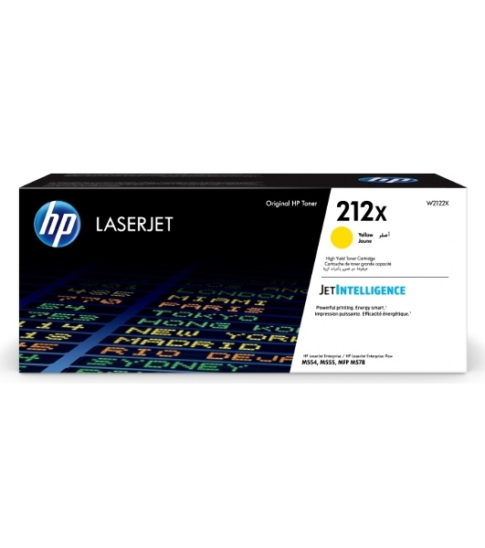 Картридж лазерный Cartridge HP 212X для CLJ Enterprise M554/M555/M578, желтый (10 000 стр.)