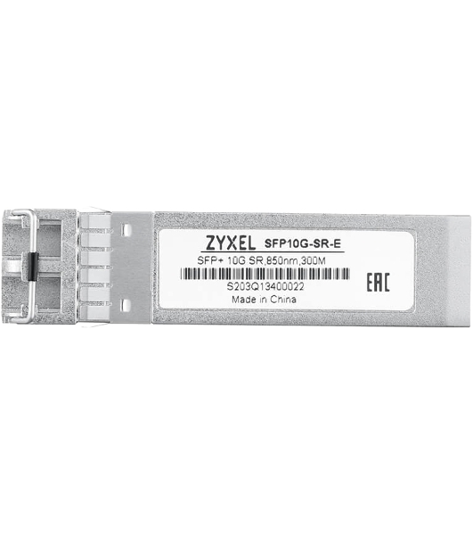 Трансивер ZYXEL SFP10G-SR-E (pack of 10 pcs), SFP transceiver multi mode, SFP +, Duplex LC, 850nm, 300 m