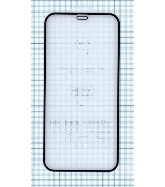 Защитное стекло 6D для Apple iPhone 12 mini черный